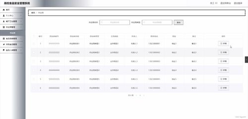 springboot高校食品安全管理系統2qfy8計算機畢業設計